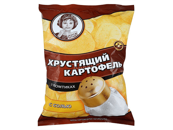 Картофельные чипсы "Девочка" 160 гр. в Октябрьском