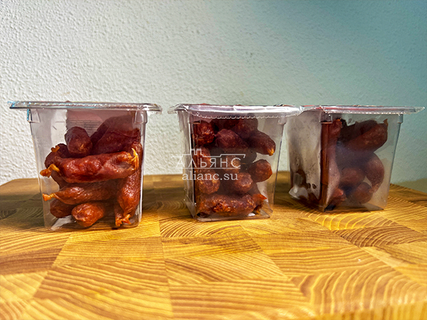 Колбаски МИНИ с сыром с/к (100 гр) в Октябрьском