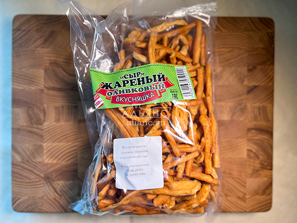Жареный сыр "ВКУСНЯШКА" (Оливковый) 500гр. в Октябрьском