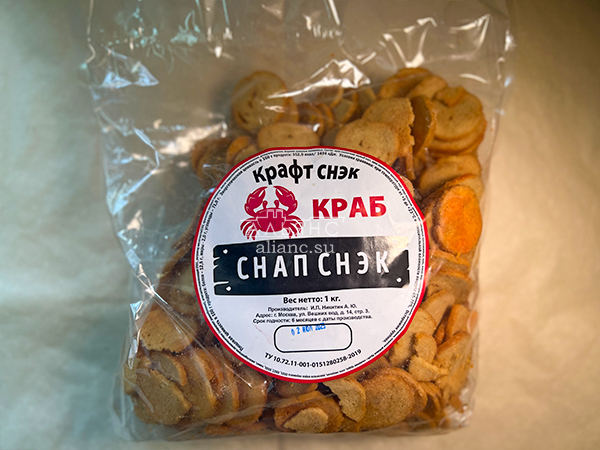 Снапсы ПШЕНИЧНЫЕ "Краб" в Октябрьском