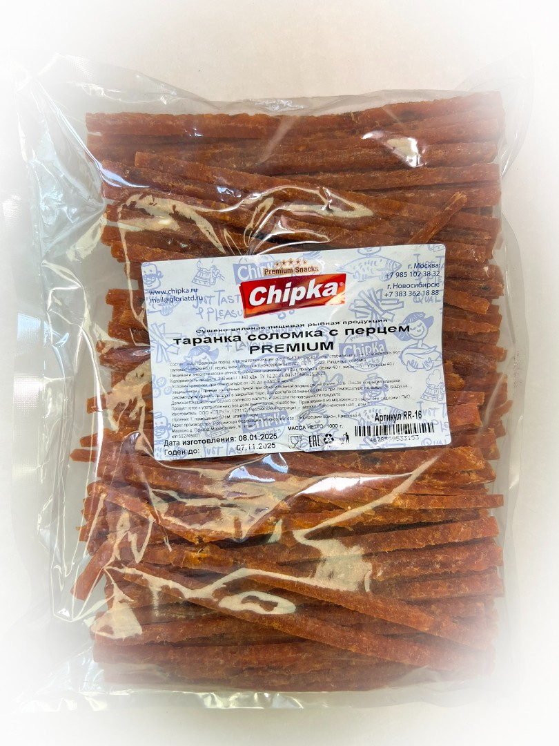 Таранка с перцем (соломка) (Chipka ПРЕМИУМ) в Октябрьском