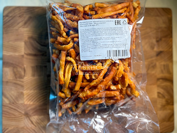 Нитка ЖАРЕНАЯ  Oktobersnack1 кг (сырный продукт) в Октябрьском