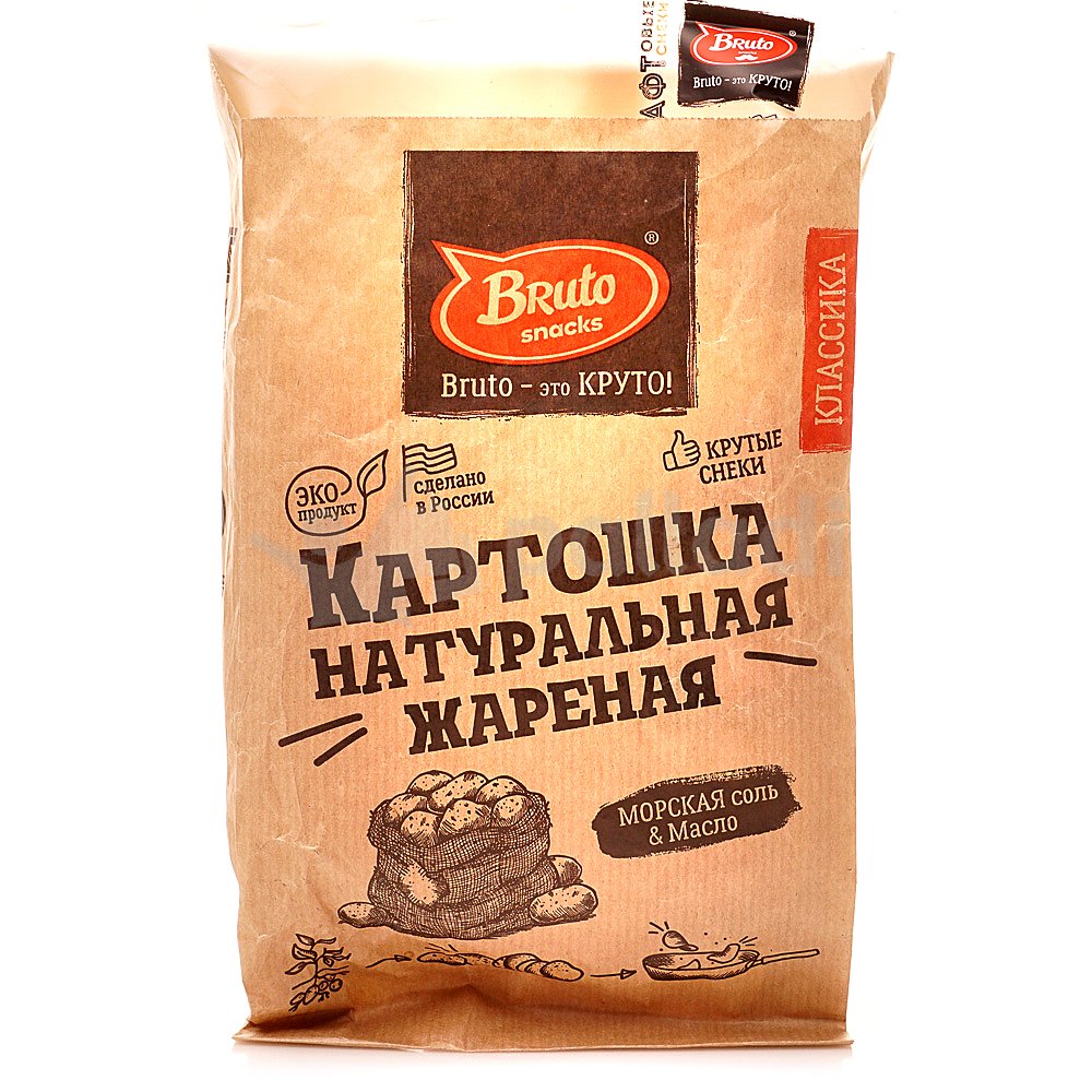 Картофель «Бруто» с солью 70 гр. в Октябрьском